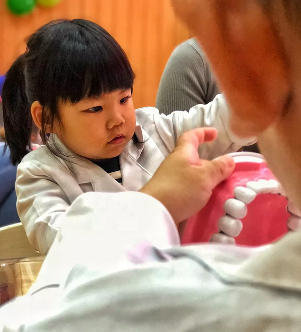 力邁中美國際學(xué)校九華幼兒園動態(tài) “小小牙醫(yī)體驗活動”